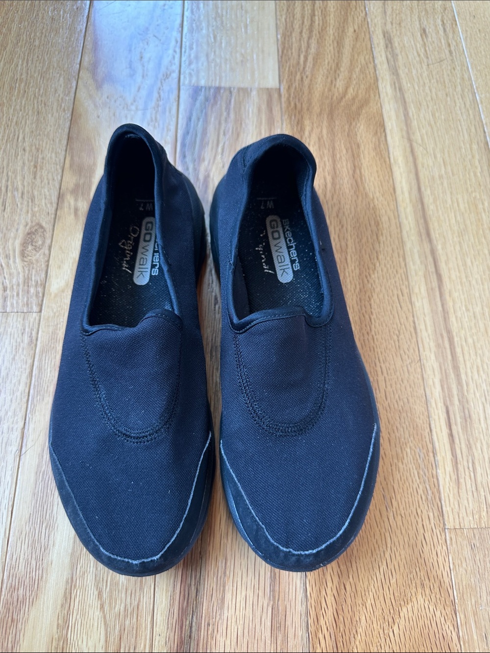Skechers GOwalk Women's Slip-On Sneakers in Black